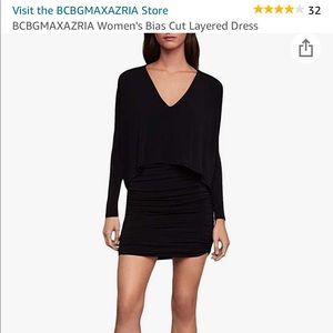 BCBG bias cut layered dress